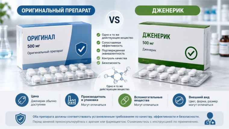 Дженерик и оригинальный препарат: в чем разница