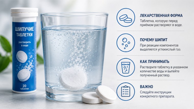 Что такое шипучие таблетки