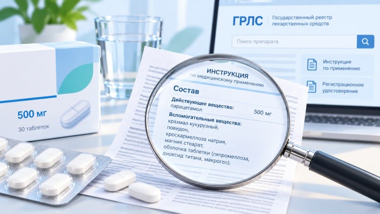 Где посмотреть полный состав лекарственного препарата